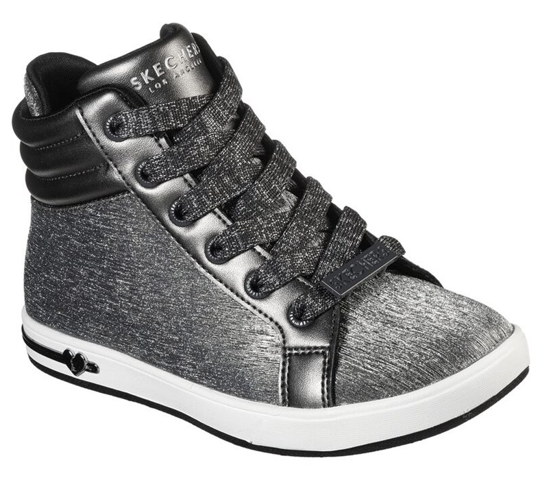 Skechers outouts - Shine On - Girls Sneakers Black/White [AU-VX9749]